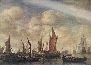 VLIEGER, Simon de Visit of Frederick Hendriks II to Dordrecht in 1646  jhtg oil